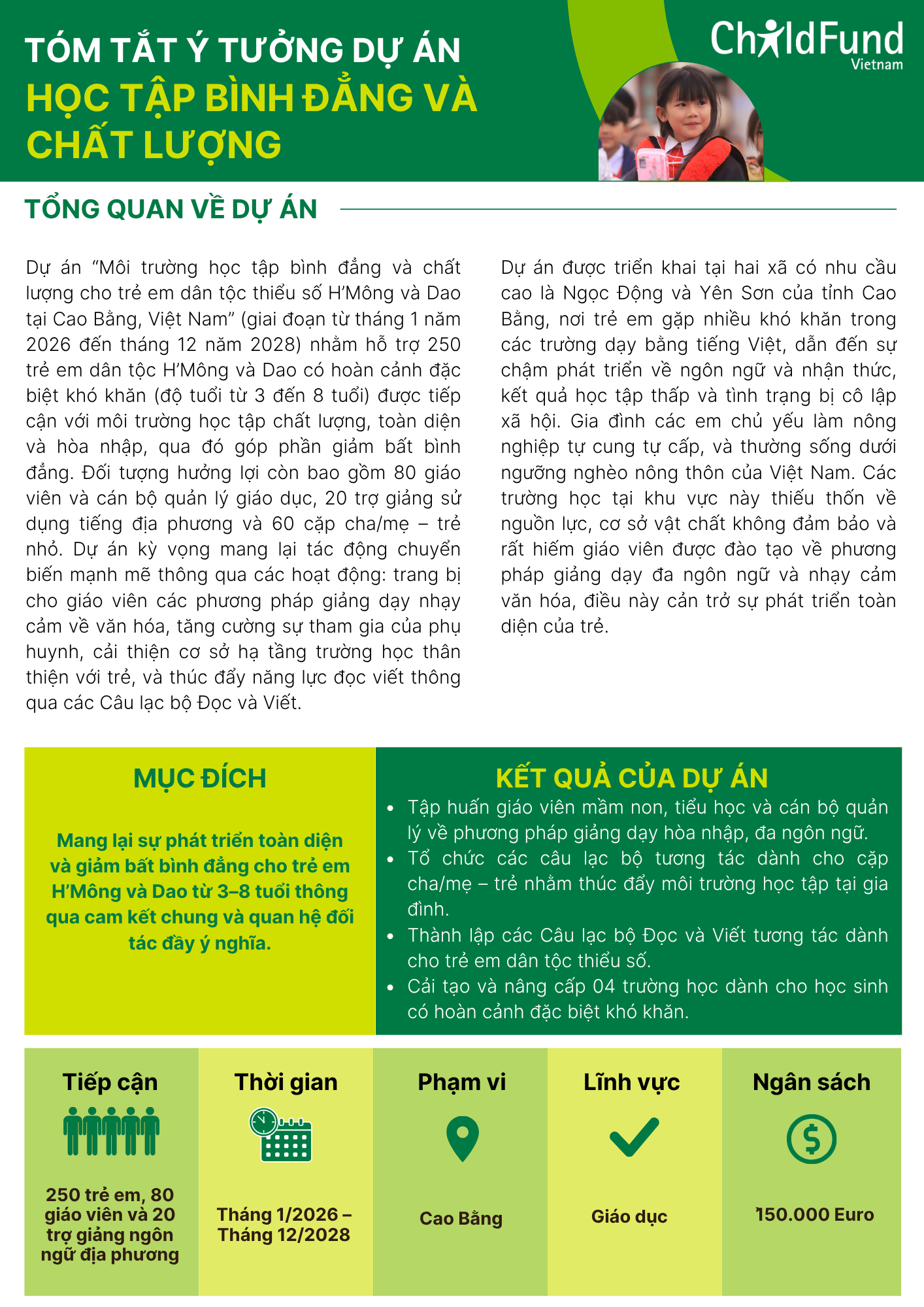 Học tập Bình đẳng và Chất lượng